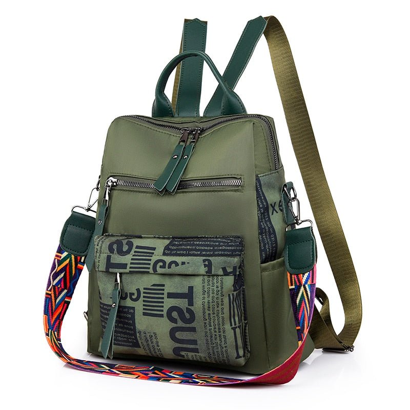 Oxford Cloth Backpack with Smart Detail
