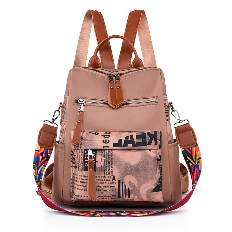 Oxford Cloth Backpack with Smart Detail