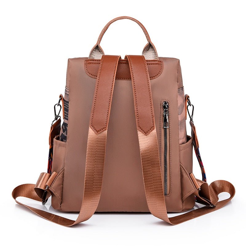 Oxford Cloth Backpack with Smart Detail