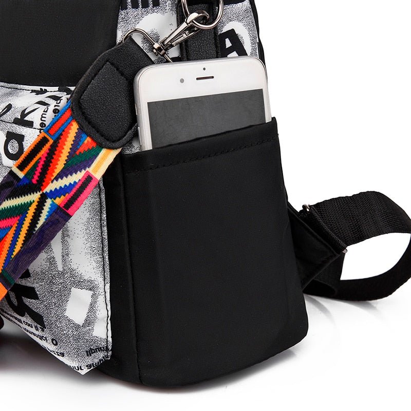 Oxford Cloth Backpack with Smart Detail