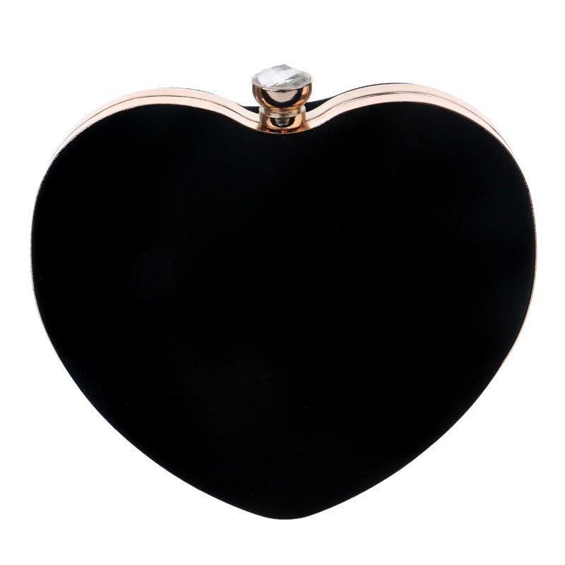 Velvet Evening Clutch with Signature Detail