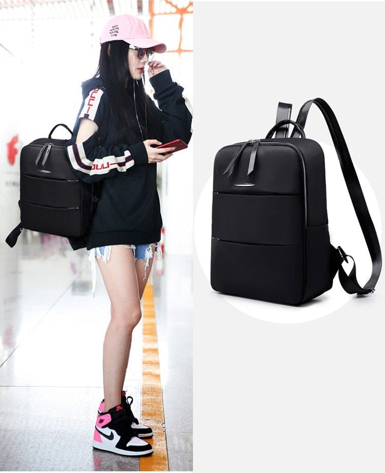 Round Oxford Cloth Backpack