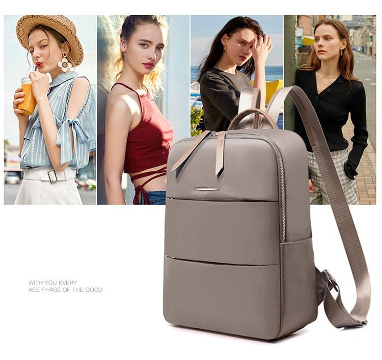 Round Oxford Cloth Backpack