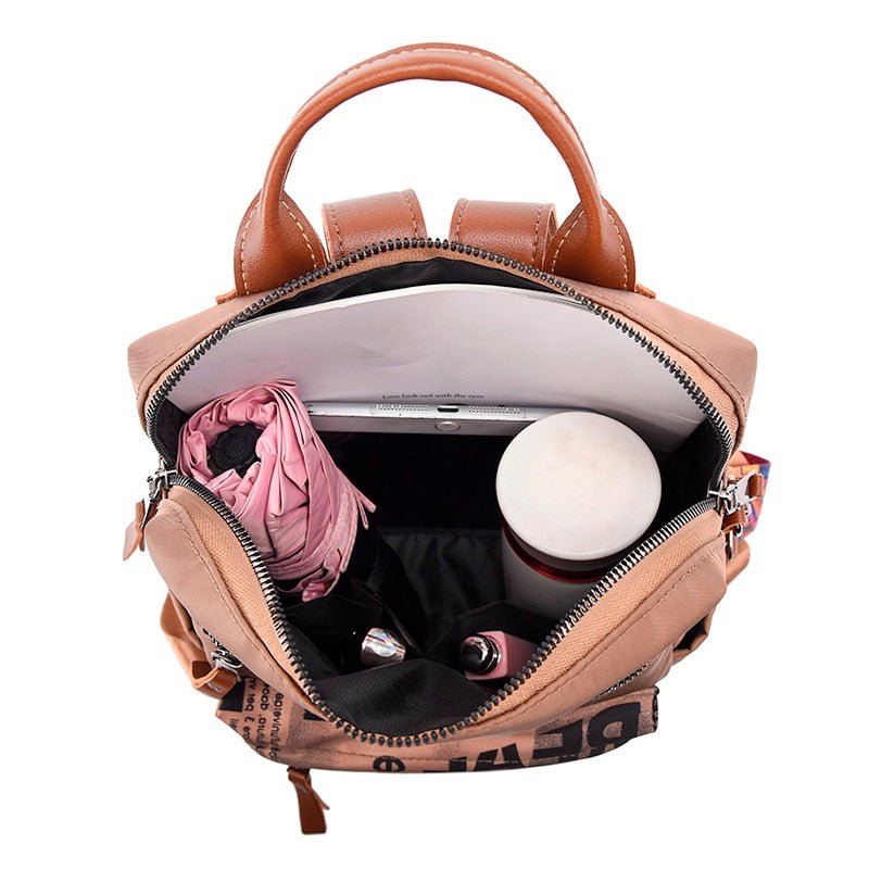 Oxford Cloth Backpack with Smart Detail