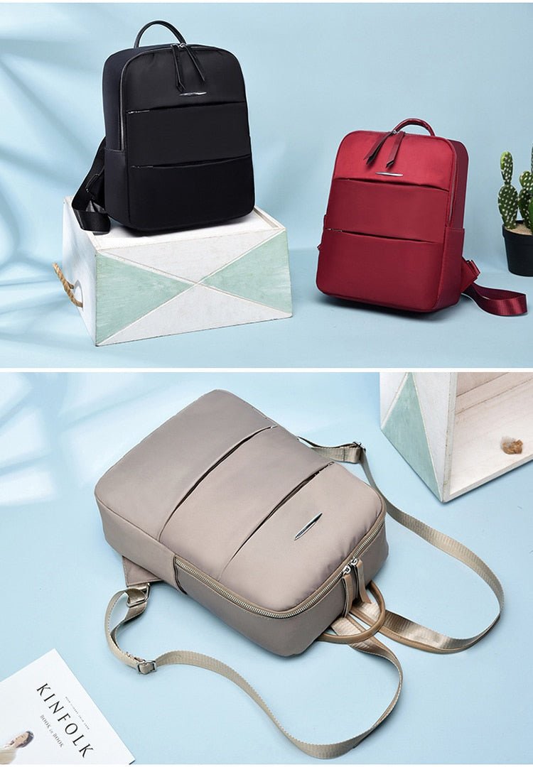 Round Oxford Cloth Backpack