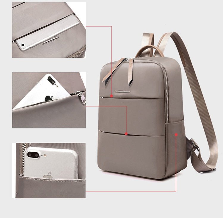 Round Oxford Cloth Backpack