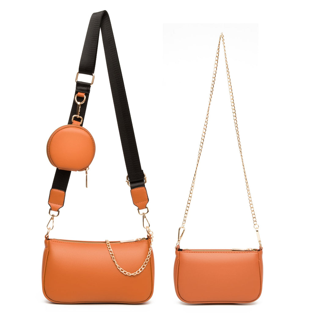 Croc-Effect Crossbody Bag