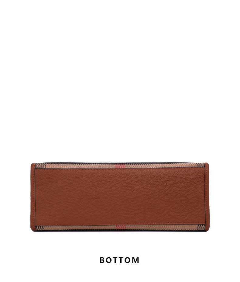 Roomy Genuine Leather Tote Bag