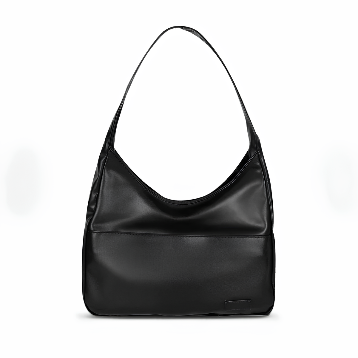 Bold Adele Red Faux Leather Shoulder Bag