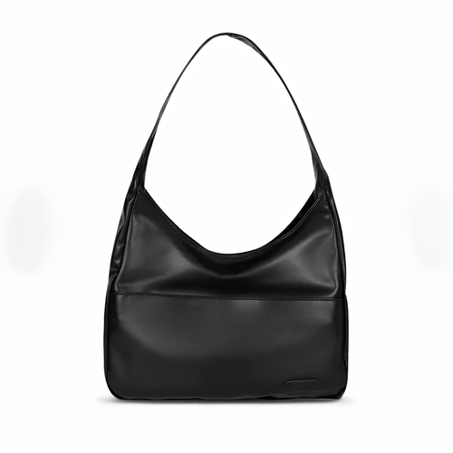 Bold Adele Red Faux Leather Shoulder Bag