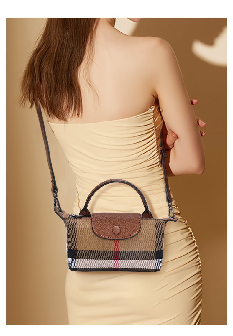 Statement Genuine Leather Crossbody Bag