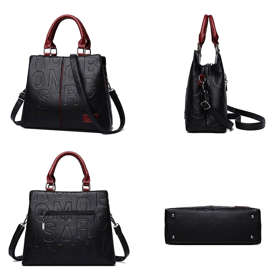 Modern Tote Bag in Leather