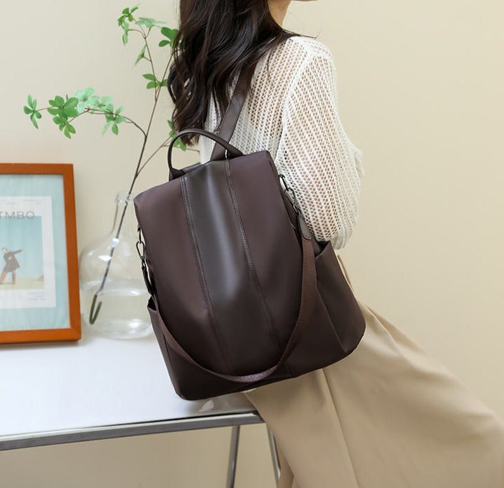 Statement Backpack in Oxford Cloth