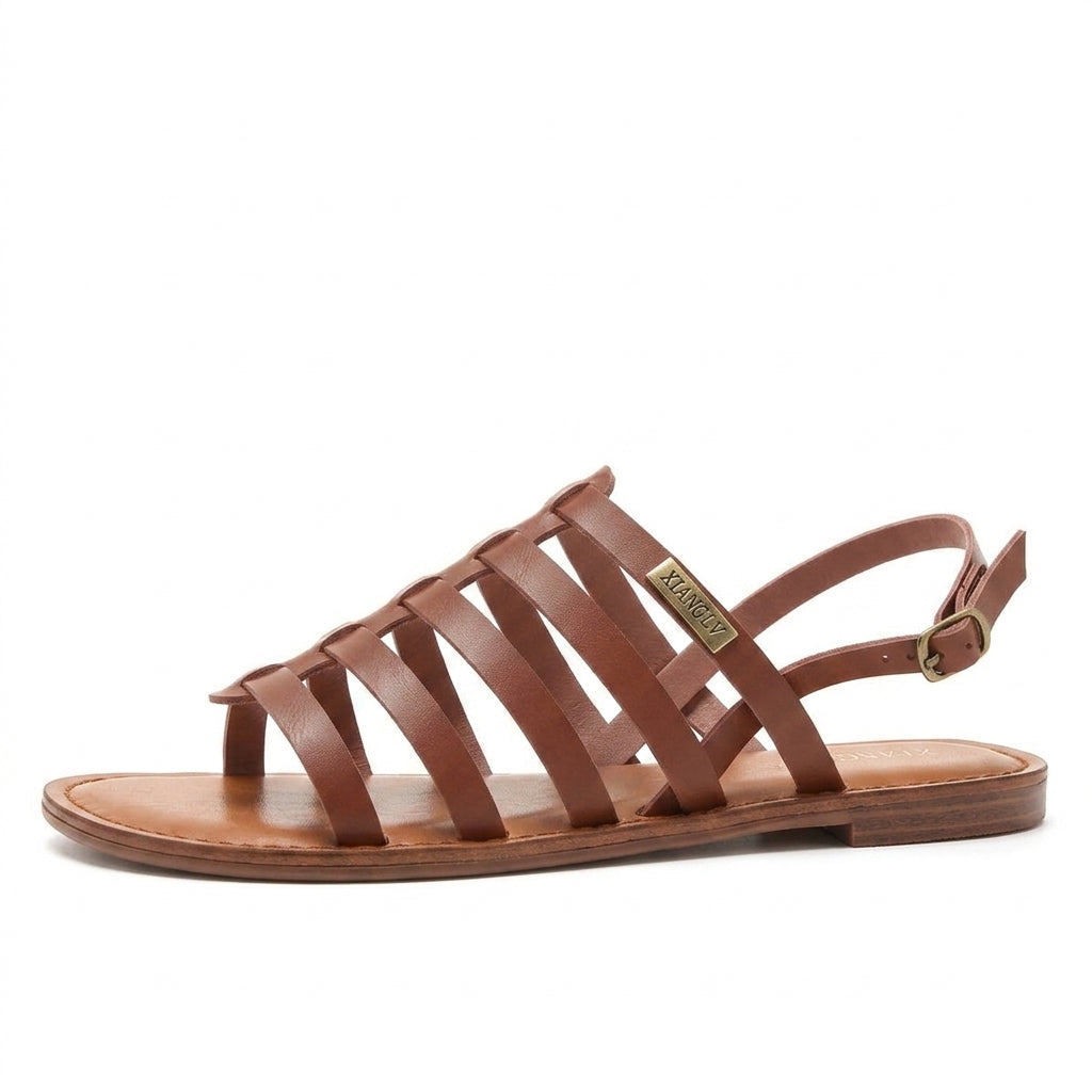 Statement Leather Gladiator Sandals