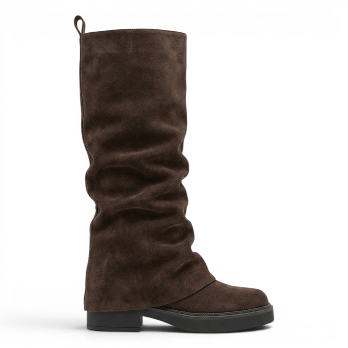 Effortless Tall Slouch Suede Boots