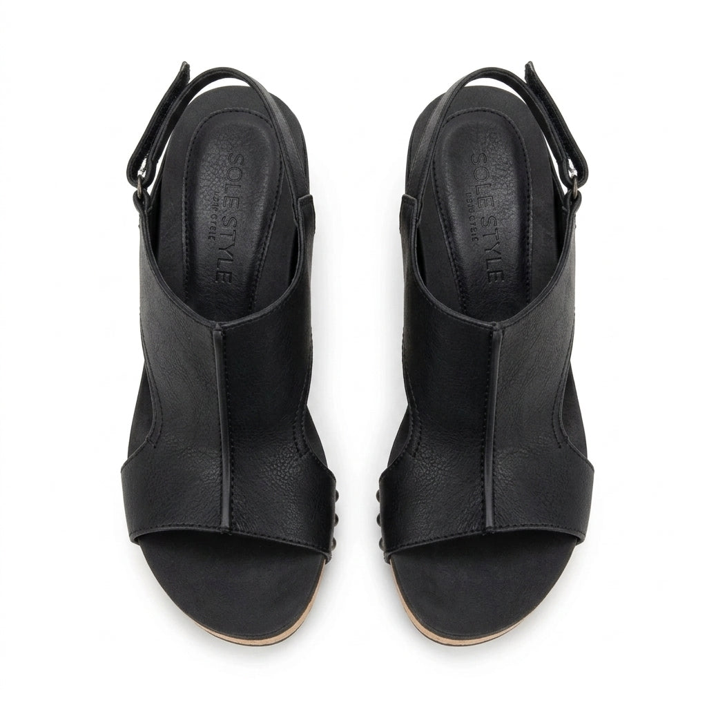 City-Ready Gladiator Wedge Sandals