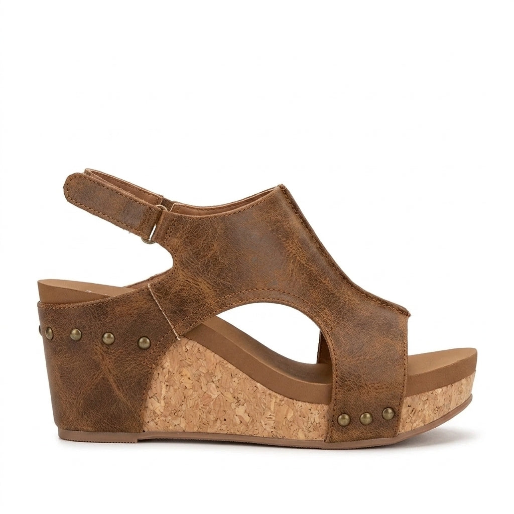 City-Ready Gladiator Wedge Sandals