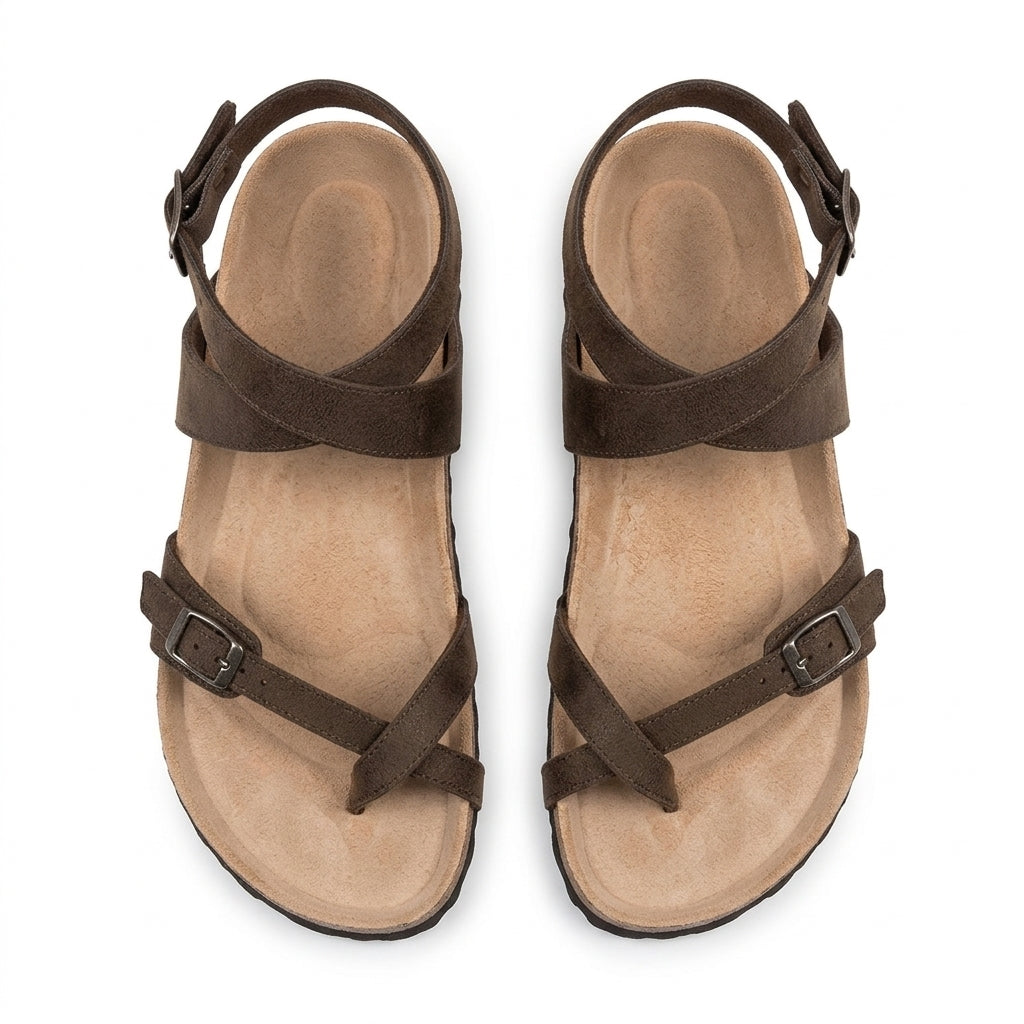 The Everyday Leather Cork-Sole Sandals