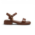 Understated Low-Heel Ankle-Strap Sandals