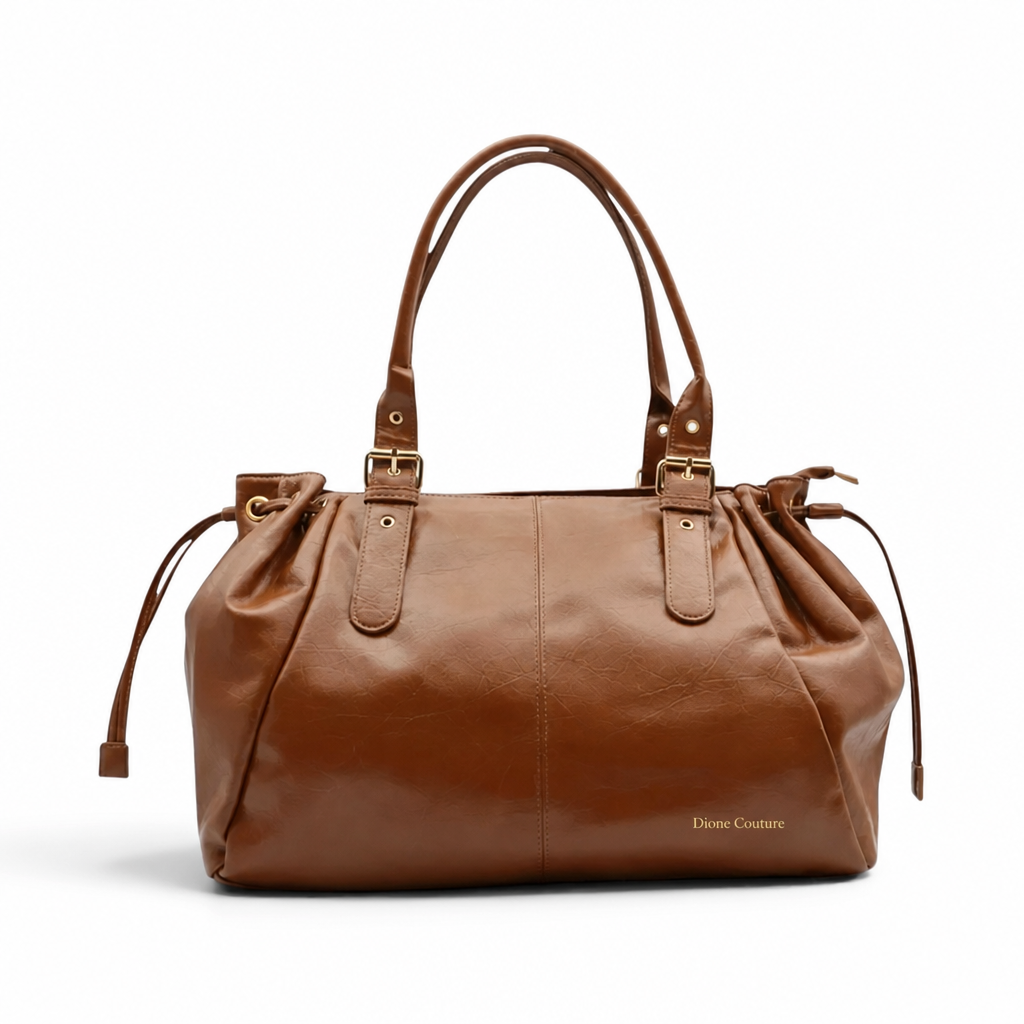 Essential Oversized Leather Shoulder Bag