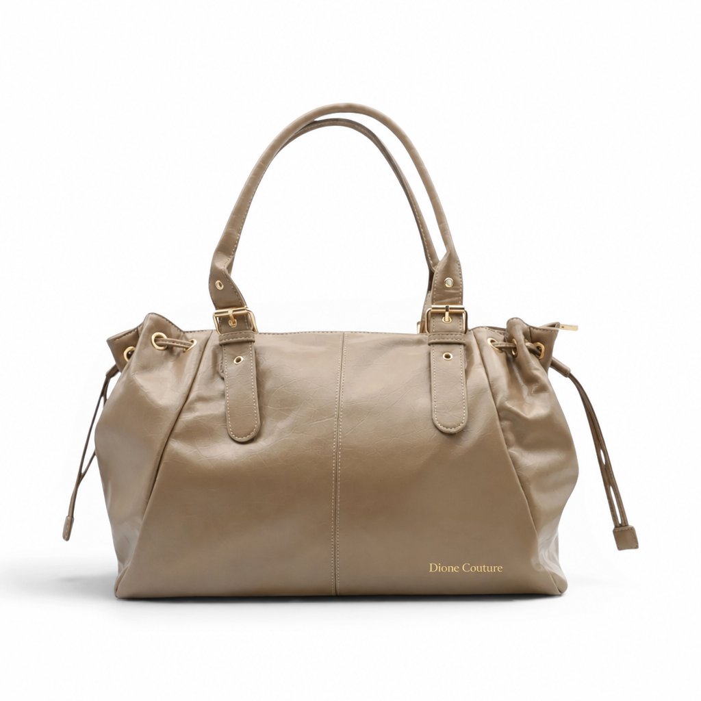 Essential Oversized Leather Shoulder Bag