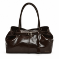 Refined Oversized Leather Shoulder Bag