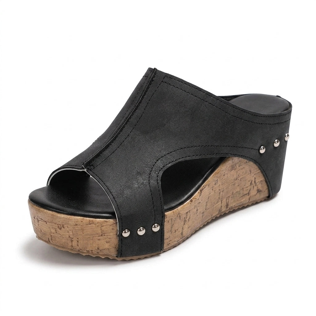 The Everyday Cork Wedge Sandals