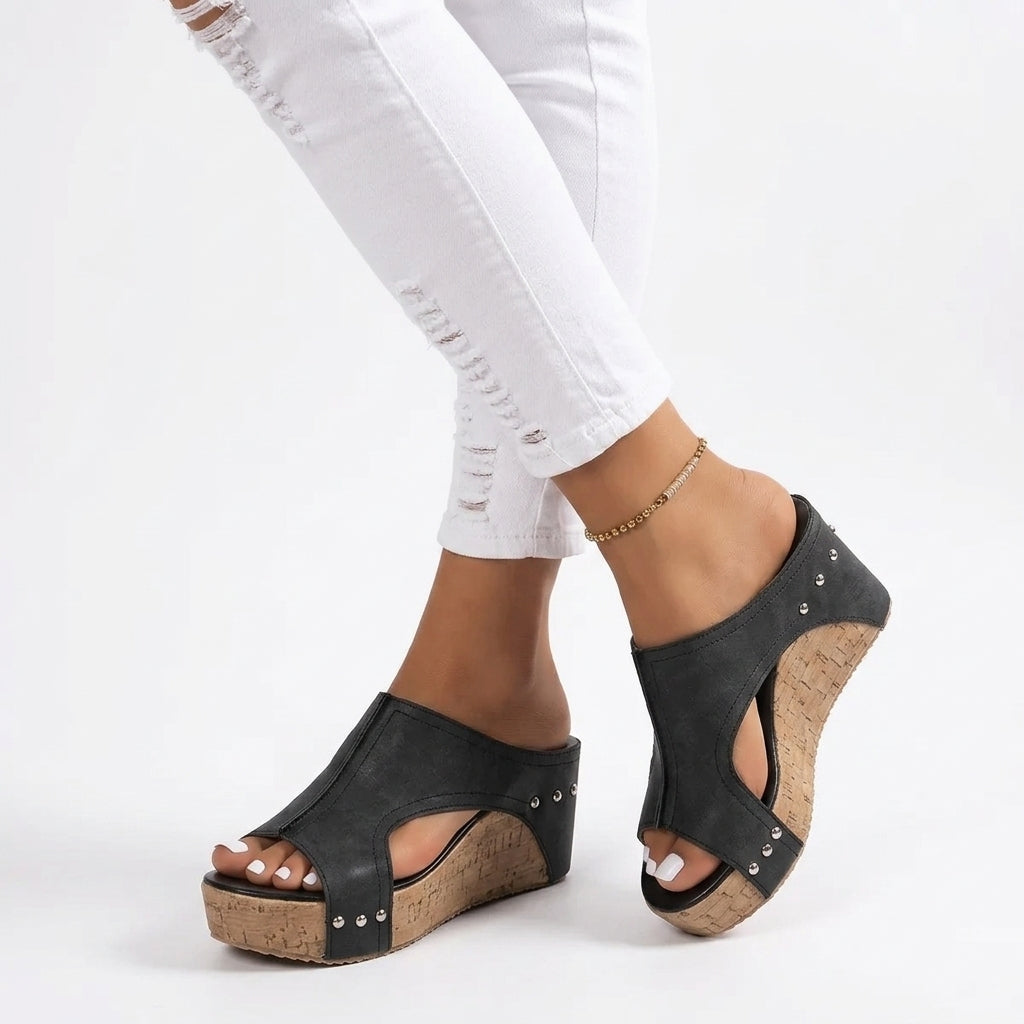 The Everyday Cork Wedge Sandals