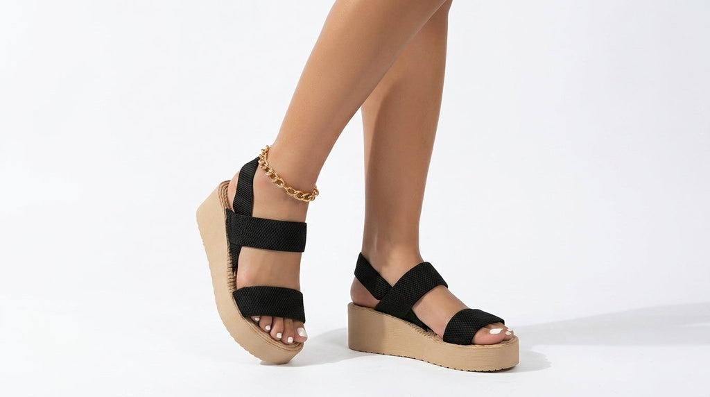 City-Ready Rosamund Platform Wedge Sandals