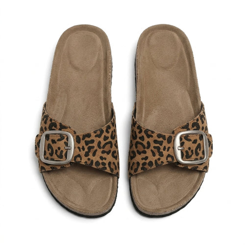 All-Day Leopard-Print Wedge Sandals