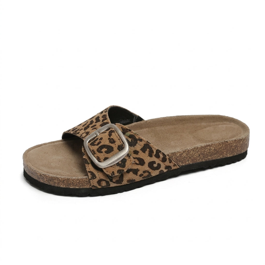 All-Day Leopard-Print Wedge Sandals