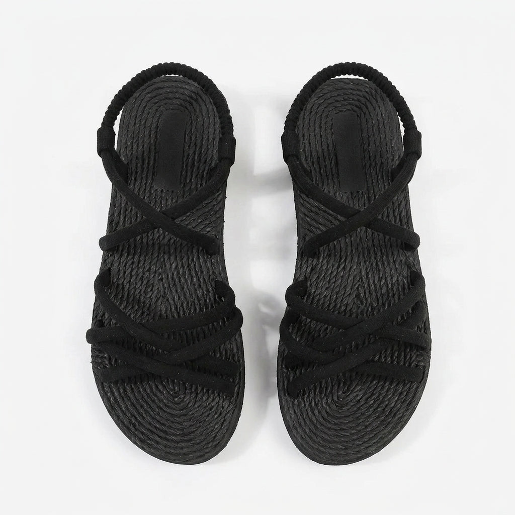 Essential Lightweight Crossed-Strap Wedges