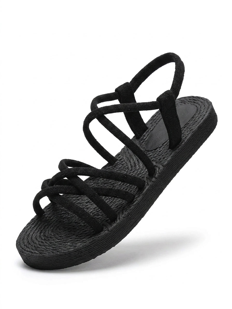 Essential Lightweight Crossed-Strap Wedges