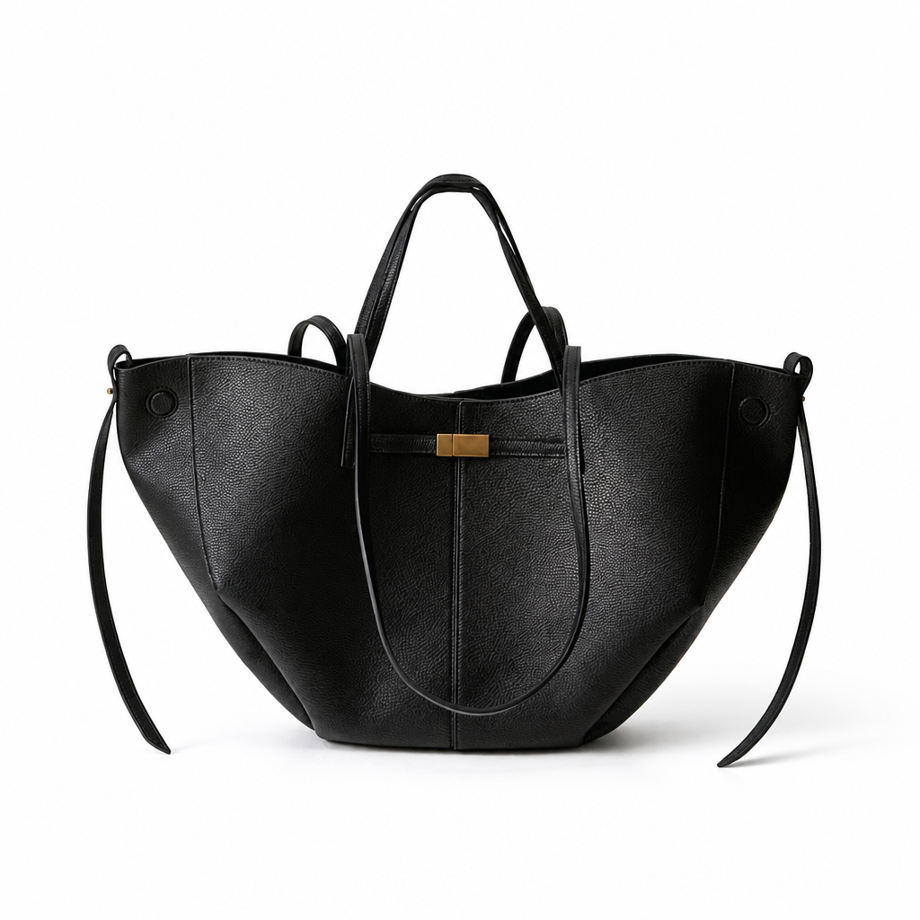 Refined Pebbled Leather Tote