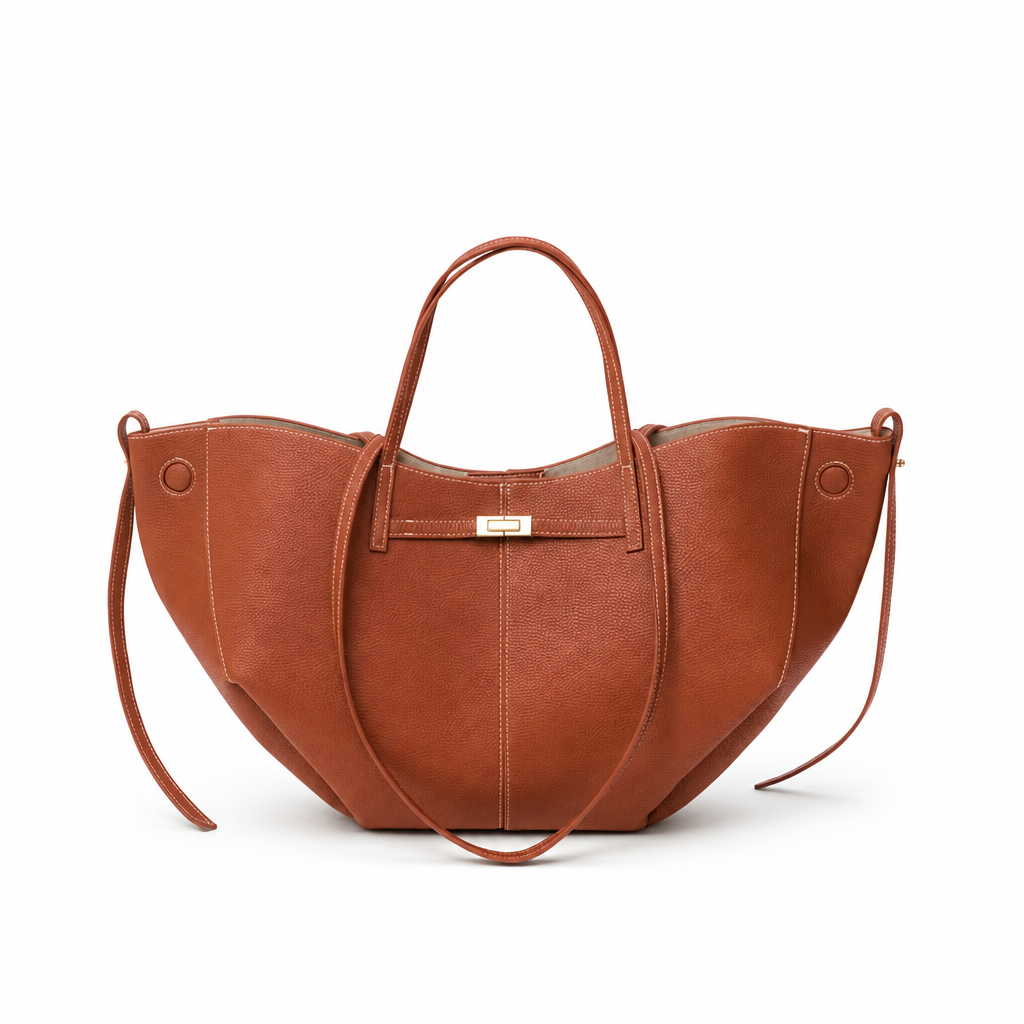 Refined Pebbled Leather Tote
