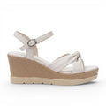 Refined Trinette Bow-Detail Wedge Sandals