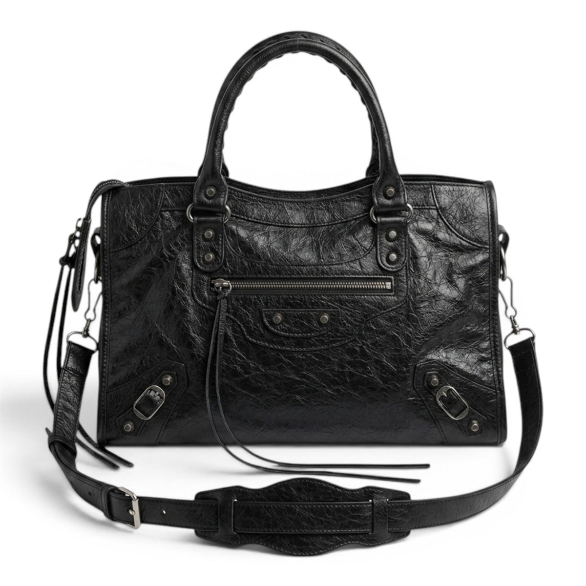 Heritage-Inspired Large Crossbody Bag