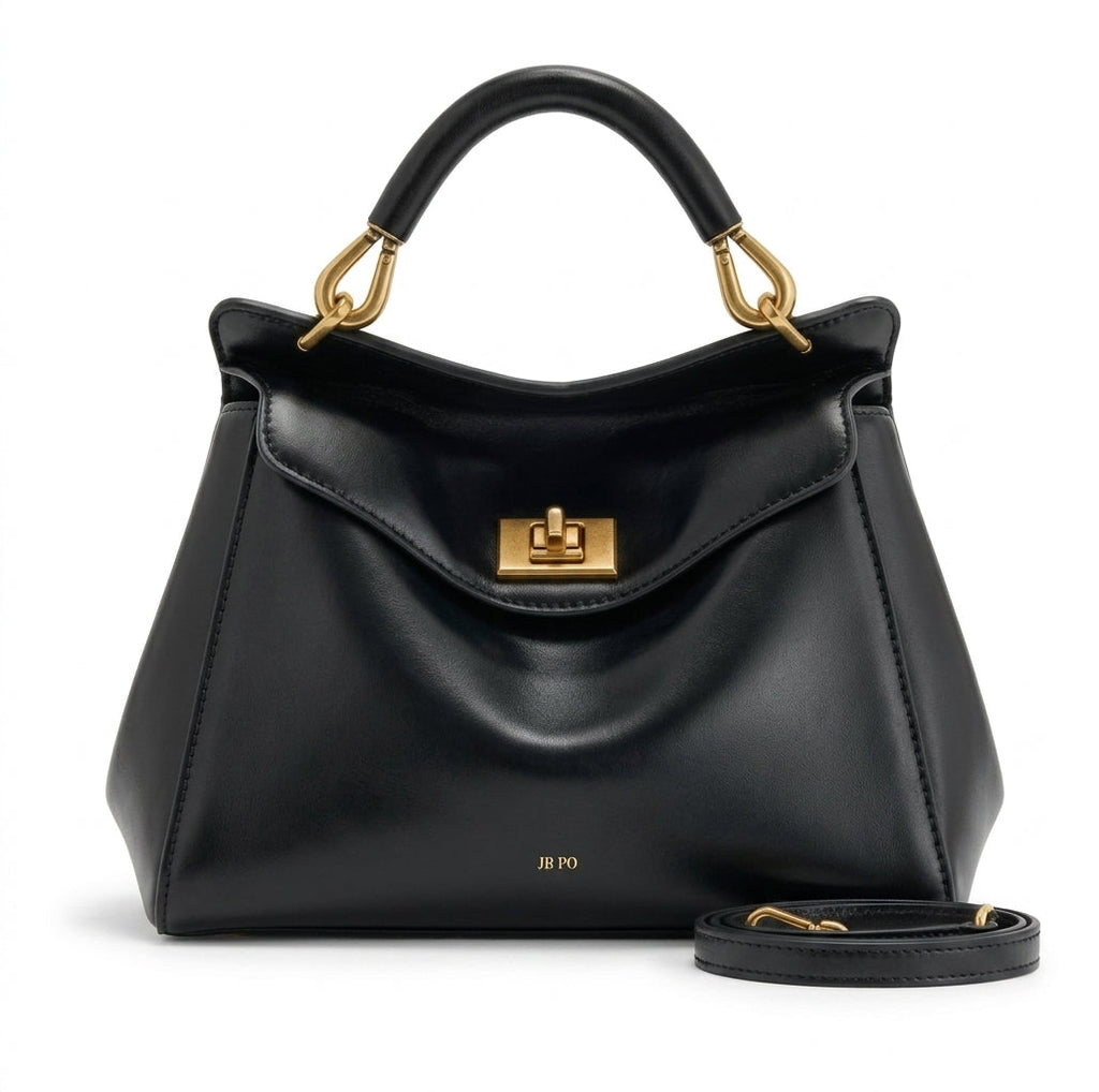 Effortless Oversized Leather Shoulder Bag