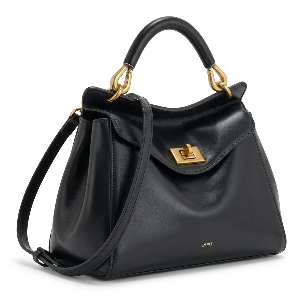 Effortless Oversized Leather Shoulder Bag