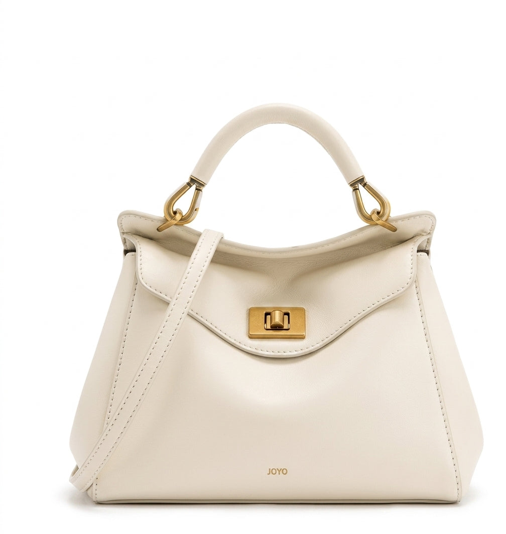 Effortless Oversized Leather Shoulder Bag