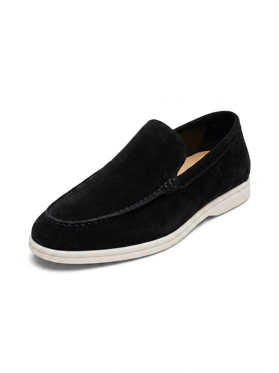 Effortless Belinda Casual Suede Loafers with Flexible Sole
