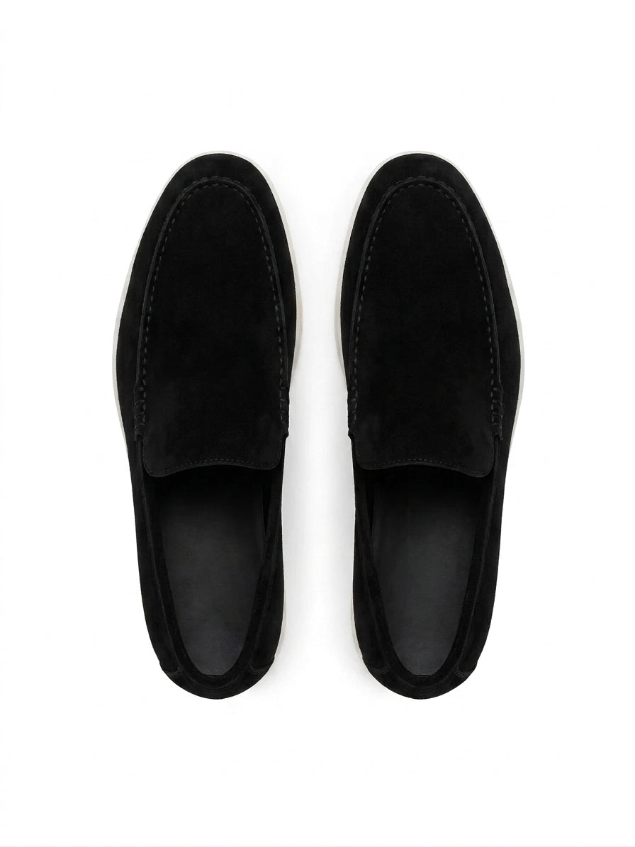 Effortless Belinda Casual Suede Loafers with Flexible Sole