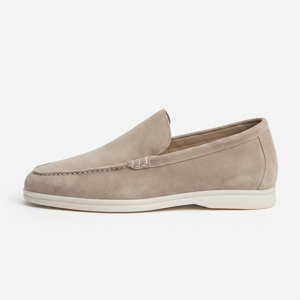 Effortless Belinda Casual Suede Loafers with Flexible Sole
