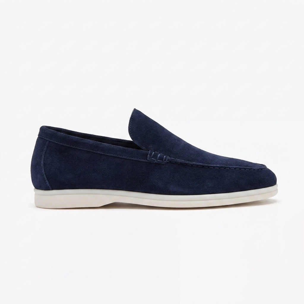 Effortless Belinda Casual Suede Loafers with Flexible Sole