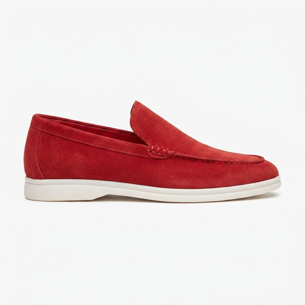 Effortless Belinda Casual Suede Loafers with Flexible Sole