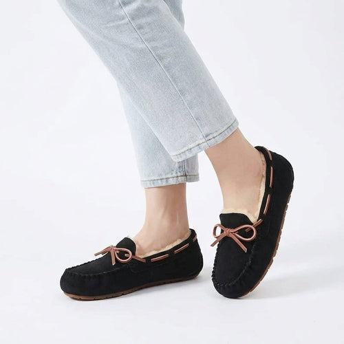 All-Day Fleece-Lined Suede Loafers