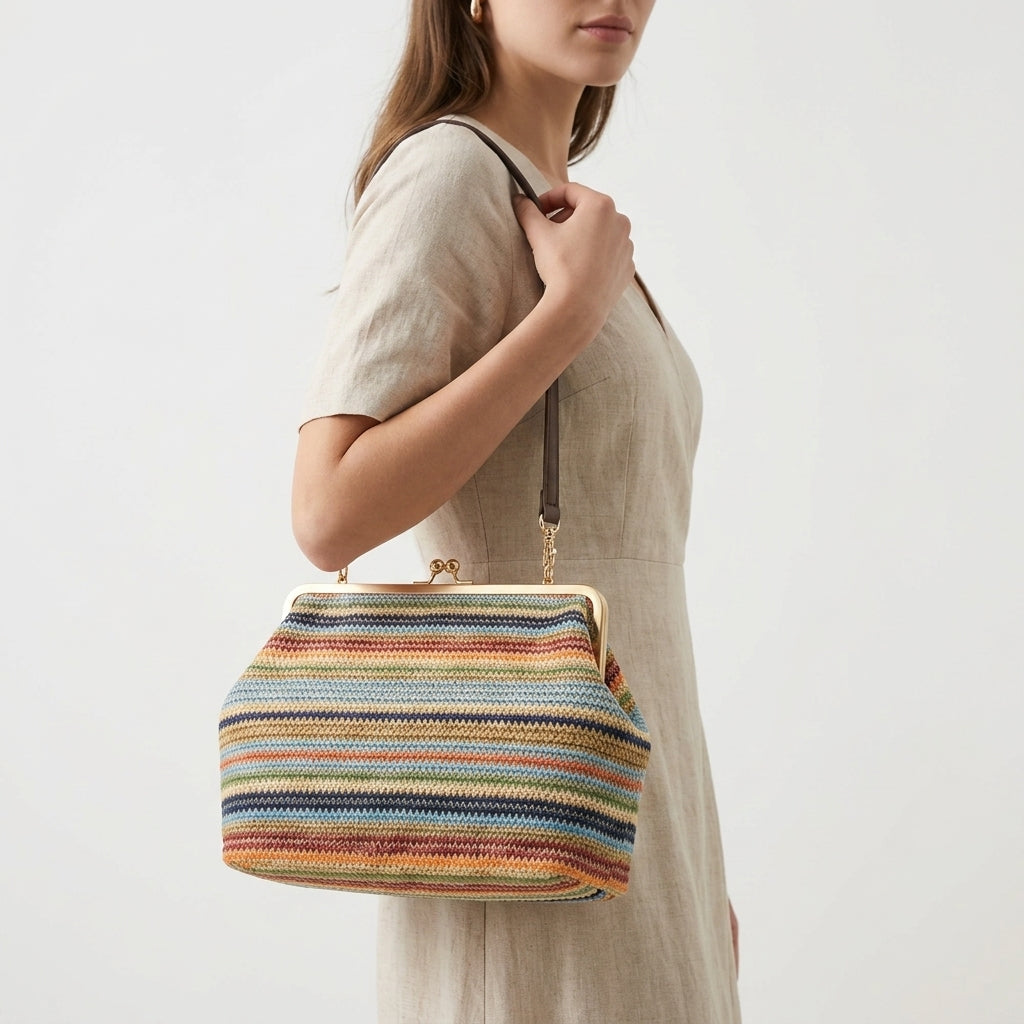 Getaway Large Woven Straw Bag