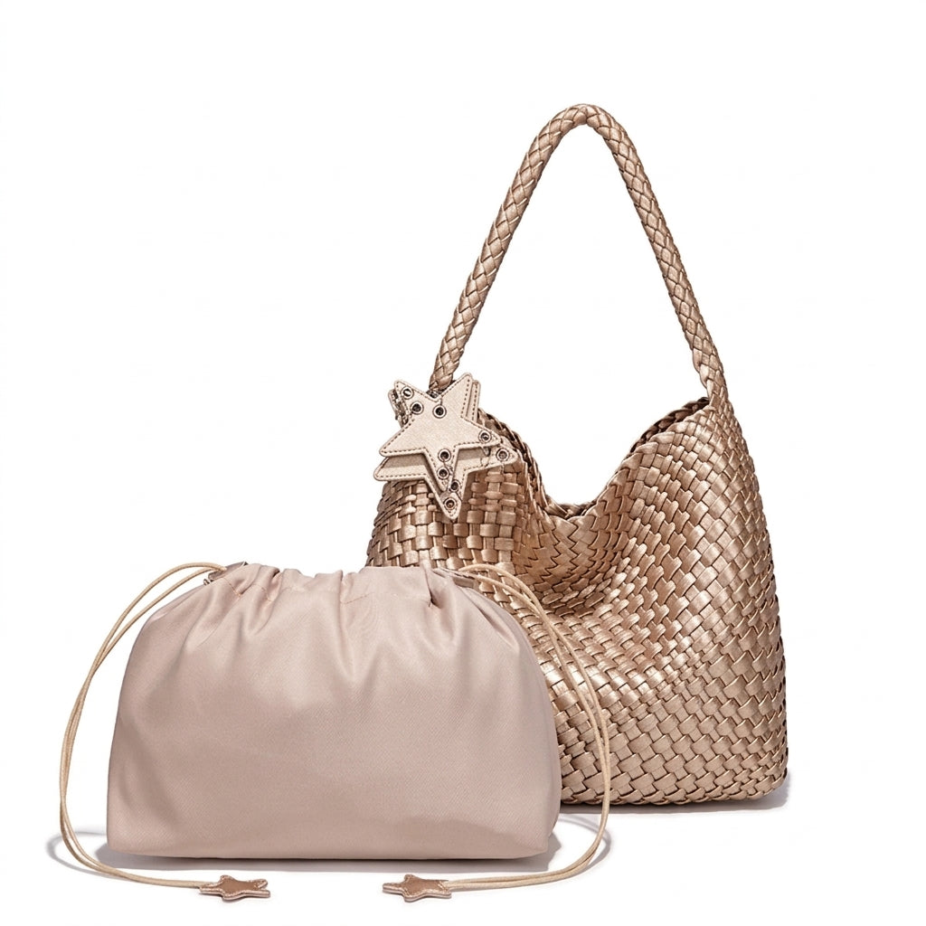 The Weekend Juniper Woven Tote