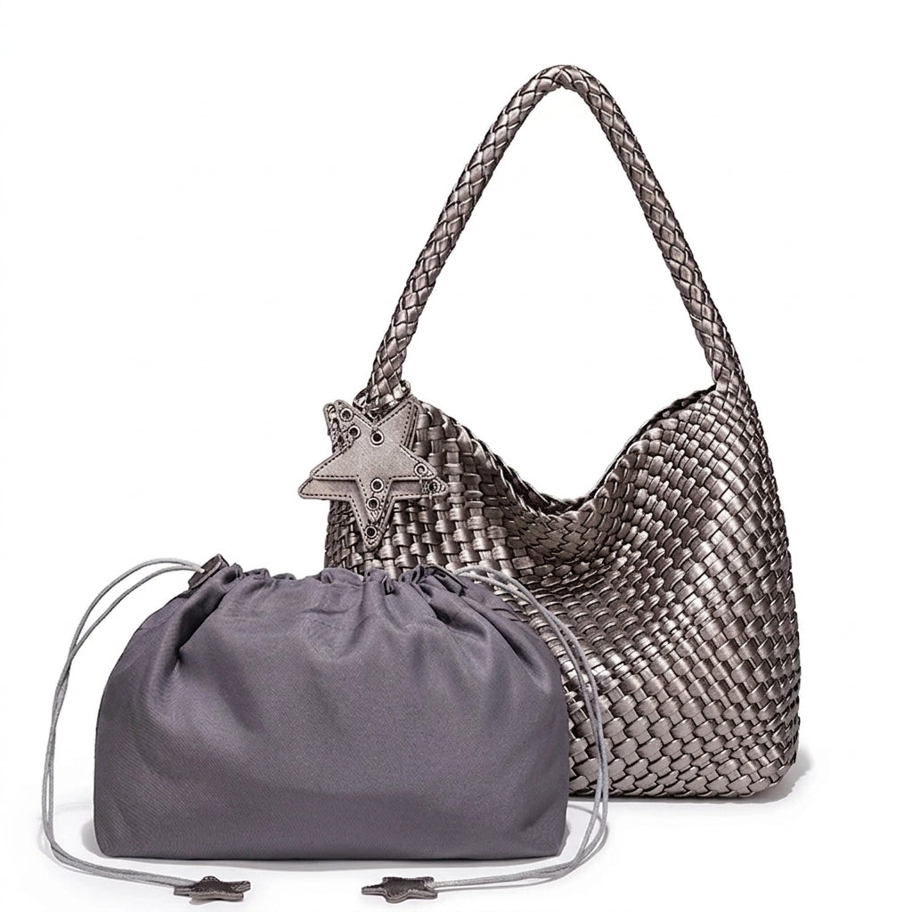 The Weekend Juniper Woven Tote