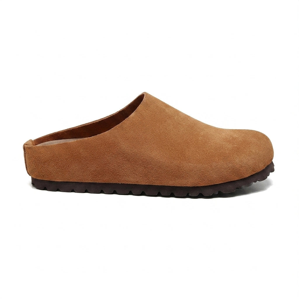 The Everyday Suede Cork-Sole Mules